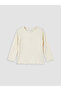 Esvab • Modern & Distinctive Zero Roba Collar Ruffled Baby Girl T-Shirt