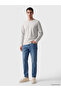 Esvab • Modern & Distinctive Zero Roba Collar Long Sleeve Combed Cotton Men's T-Shirt - 2