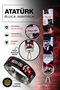 Ataturk- Keychain, Bracelet, Bag Charm Accessory - Gift Set