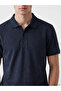 Esvab • Modern & Distinctive Devrik Roba Collar Embroidered Pique Men's T-Shirt - 3