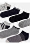 Esvab • Modern & Distinctive Embroidered Men's Bootie Socks 7-Pack - 2