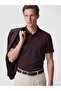 Esvab • Modern & Distinctive Devrik Roba Collar Combed Cotton Men's T-Shirt
