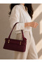 Women's New Season Suede Fabric Luxury Belt Design Hand & Shoulder Bag Size: 30 X 14 X 10 cm - 4