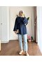 Balloon Sleeves with Tie at the Waist, Lined Sleeves, Silky Touch Shirt - 2
