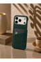 iPhone 17 Pro Max (6.9 Inch) Compatible Side-Open Frameless Slim Design Leather Phone Case with Card Holder Compartment - 3