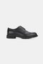 Men's Black Genuine Natural Leather Lace-Up Daily Shoes, Size 39-45 - 5