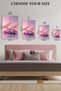 Pink Porsche 911 Dreamy Sunset Metal Wall Art - 6