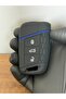 For Volkswagen Passat Skoda Oktavia Superb Seat Smart 3 Button Honeycomb Pattern Key Remote Protection Case Black Blue
