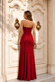 Women's strapless elegant evening dress - 4