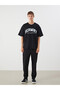 Esvab • Modern & Distinctive Zero Roba Collar Short Sleeve Printed Men's Sweatshirt - 2