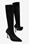 Bellora Suede Boots Black - 5
