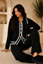 Knitwear Jacket Cardigan Style Pants Two-Piece Set