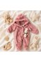 Soft Rabbit and Bear Welsoft Winter Jumpsuit - 2