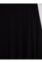 Peak New Season Black Bicycle Neck A-Line Dress - 7