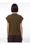 Lcw Modest Green Half Turtleneck Women's Knitwear Poncho - 4