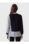 Striped Soft Touch Women's Sweatshirt Tunic - 4