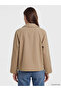 Double Breasted Collar Oversize Women's Trench Coat - 5