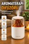 موزع روائح عطرية بالموجات فوق الصوتية سعة 280 مل - تأثير اللهب، إضاءة LED، USB، وإيقاف تلقائي