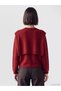 Ozmarka New Season Red Women's Knitwear Sweater with Tie Detail - 5
