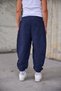 Men's Loose Street Style Dirty Stitched Baggy Trousers - 6