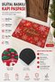 Door Mat 45X70Cm Indoor Outdoor New Year Products Christmas Decorations Red Christmas Snow - 3
