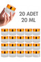 20 ml Gold Glossy Lid Frosted Lip Skin Care Cream Cosmetic Hand Care Travel Glass Jar