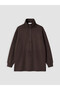 High Collar Oversize Women's Sweatshirt Tunic - 5