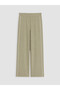 Vizyon New Season Khaki Stripe Detailed Soft Touch Women's Sweatpants - 5