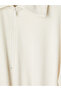 High Collar Oversize Women's Sweatshirt Tunic - 6