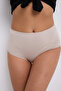 High Waist Women's Panties 3-Pack – Cotton Gathering Comfortable Flexible Cut - 7