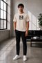 Unisex Oversize Naruto Shippuden Shikamaru Nara Embroidered Anime T-Shirt 100% Cotton - 2