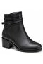 Termera Genuine Leather Orthopedic Heeled Women's Boots Black - 3