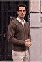 Luis Polo Yaka Thessaloniki Knitted Fabric Men's Sweatshirt - Brown - 4