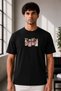 Unisex Oversize Naruto Shippuden Naruto Uzumaki Embroidered Anime T-Shirt 100% Cotton
