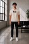 Unisex Oversize Naruto Shippuden Gaara Embroidered Anime T-Shirt 100% Cotton - 4