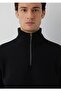 Half-Zip Stand Collar Regular Fit Men's Sweatshirt. - 4
