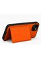 iPhone 13 and 14 Compatible Black Card Holder Case with Stand Women Men Luxury Magnet Functional Case - 4