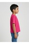 Unisex Plain Maroon Boxy-fit Oversize Casual T-Shirt - 3