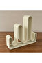 Decorative Desktop Bookshelf Wave Form Book Holder and Organizer - 6
