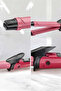 2-in-1 Ceramic Hair Straightener and Curling Iron 26 mm Curl Styler - 5