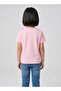 Solid Pink tee for girls - 2