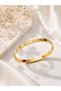 316L Steel Gold Color 65 mm Women's Handcuff Bracelet - 3