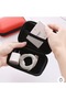Compact Carbon Fiber Texture Hard Shell Carrying Case – Portable Organizer for Electronics and Accessories - 2