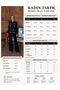 Women's Shirt with Bead Embroidery on Front, Standard Pants Size Suit - 2