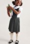 3 Pieces of Girls' Ribbed Knee Socks with Bow - 6