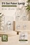 Transparent Adhesive Wall Screw Mounting Hanger Without Drilling, Set of 5 - 4