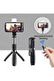 Premium Multifunctional Selfie Stick Tripod with Remote – Foldable, Portable, and Lightweight Phone Mount - 3