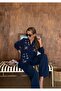 Women's Shirt with Bead Embroidery on Front, Standard Pants Size Suit - 4