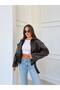 Women's Zr Model New Season Viral Leather Jacket - 3