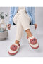 Mia Plush Cat Figured Women's House Slippers Soft Sole Dowry Slippers Gift Slippers Stc1340 - 4